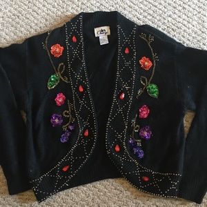 In Charge Vintage angora bolaro sweater